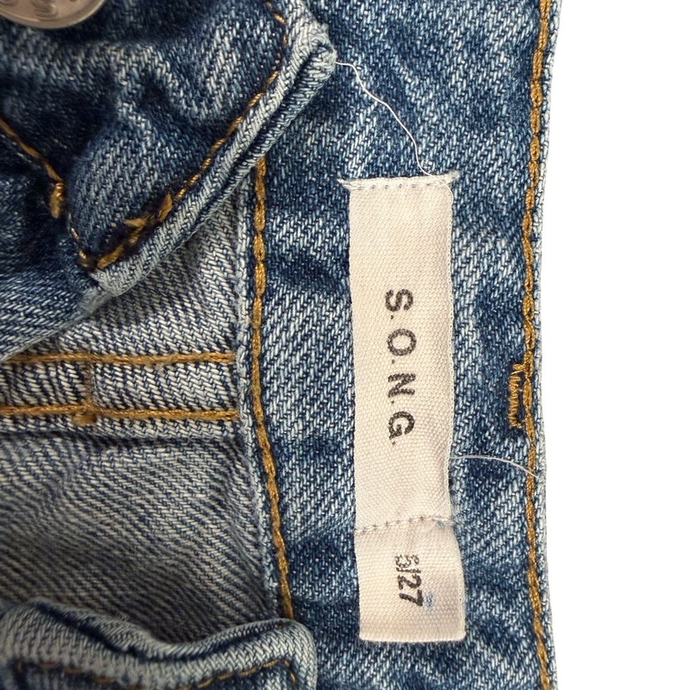 Song Denim Wide Leg Starry Boyfriend Jeans - Picture 6 of 11